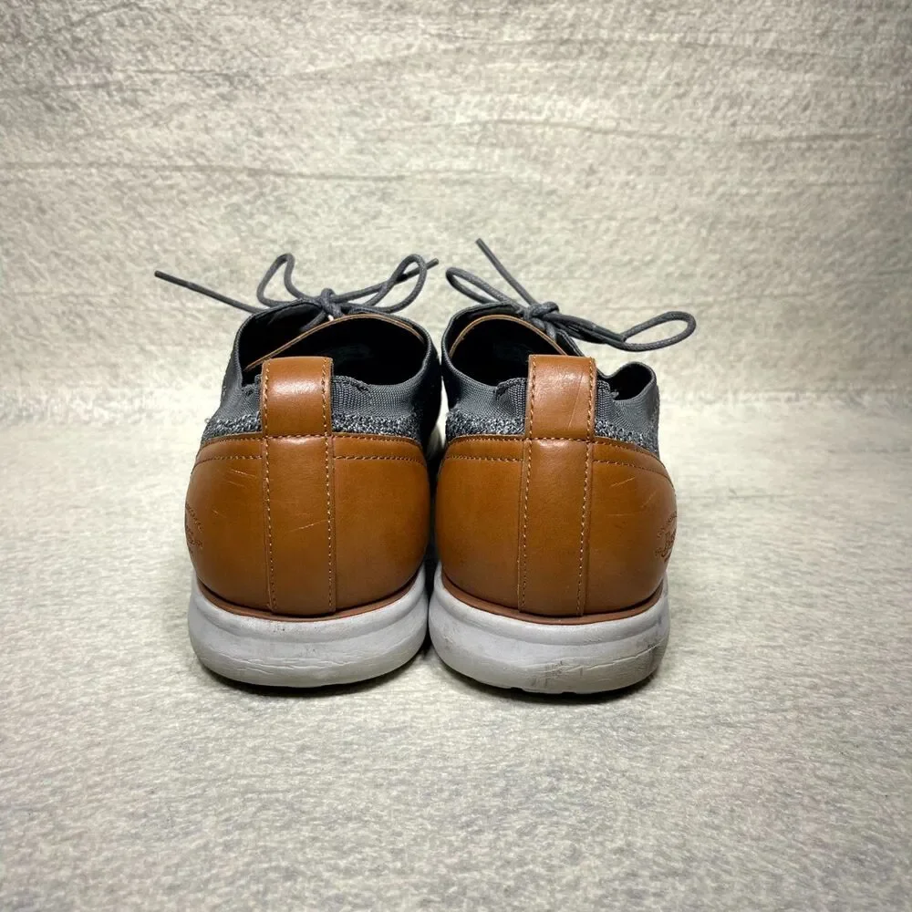 G.H. Bass & Co. Mens Oxford Knit Shoes Size 12 Gray‎